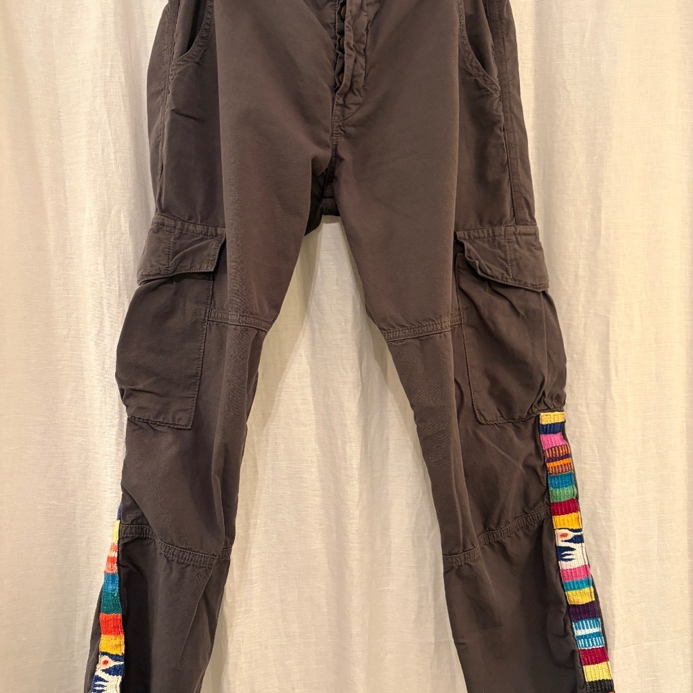 NSF Cargo Pant with Embroidery, Size 28 Barneys New York